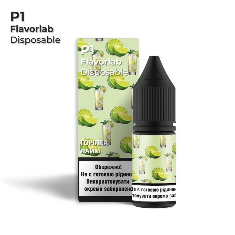FLAVORLAB Р1 10 мл Горілка лайм — рідина для вейпа FLAVORLAB