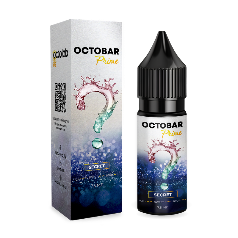 OCTOBAR PRIME15 мл Secret — рідина для вейпа OCTOBAR
