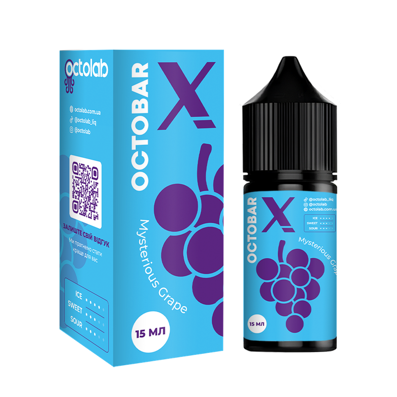 OCTOBAR X 30 мл Mysterious Grape — рідина для вейпа OCTOBAR