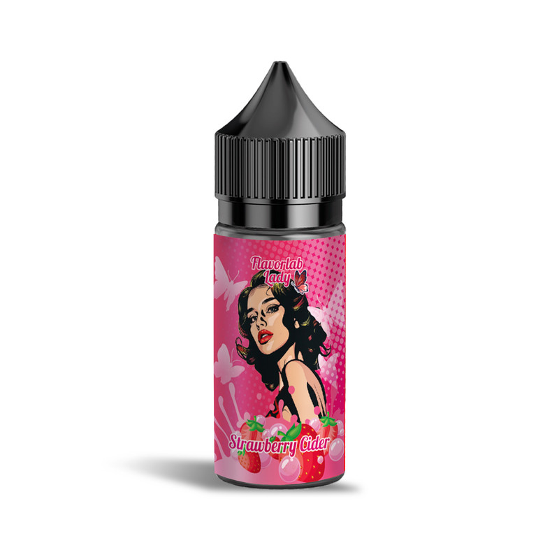 FLAVORLAB LADY 30 мл Strawberry cider / Сидр полуничний — рідина для вейпа FLAVORLAB