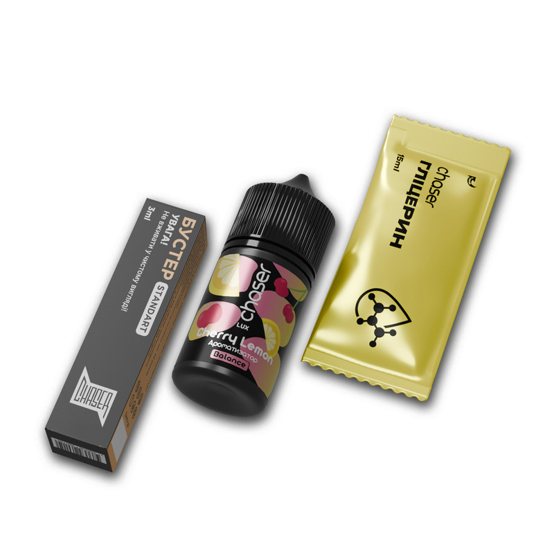 CHASER LUX 30 мл CHERRY LEMON — рідина для вейпа CHASER