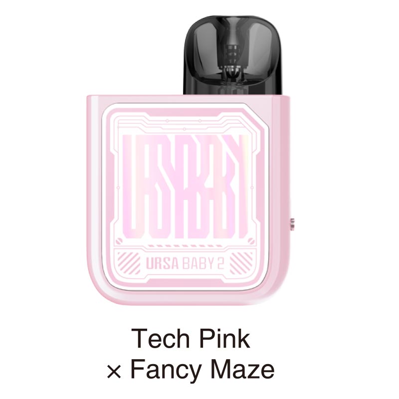 LOST VAPE Ursa Baby 2 Tech Pink x Fancy Maze — POD-система LOST VAPE