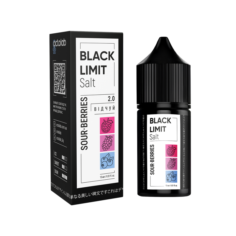 OCTOBAR BLACK LIMIT 30 мл Sour Berries — рідина для вейпа OCTOBAR