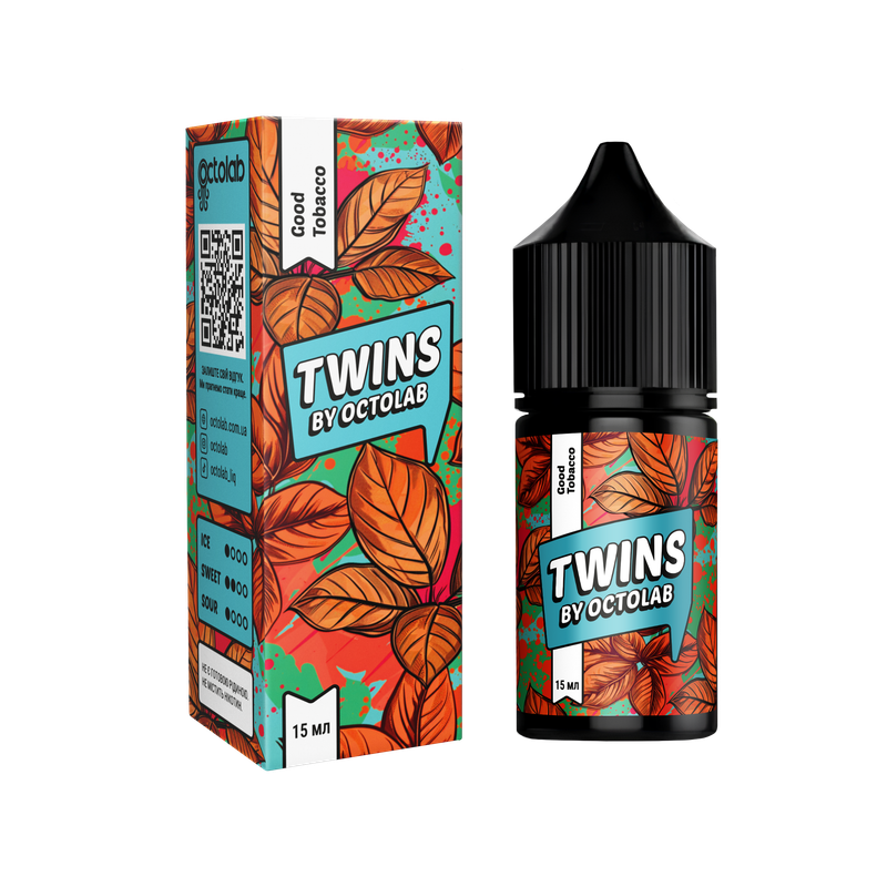 OCTOBAR TWINS 30 мл Good Tobacco — рідина для вейпа OCTOBAR