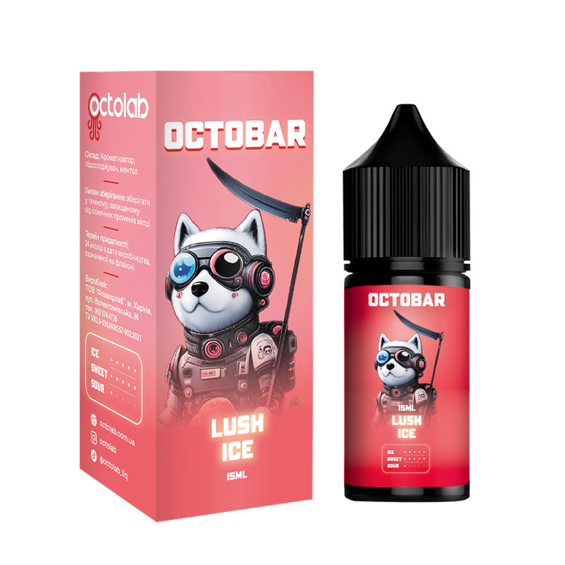 OCTOBAR NFT 30 мл Lush Ice — рідина для вейпа OCTOBAR