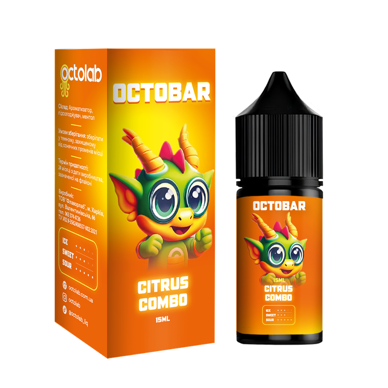 OCTOBAR NFT 30 мл Citrus Combo — рідина для вейпа OCTOBAR