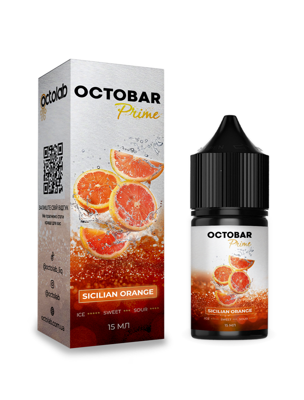 OCTOBAR PRIME 30 мл Sicilian Orange — рідина для вейпа OCTOBAR