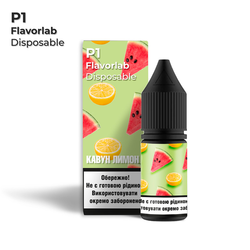 FLAVORLAB Р1 10 мл Кавун лимон — рідина для вейпа FLAVORLAB
