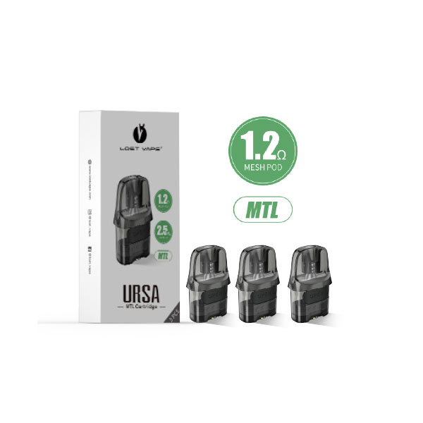 Картридж Lost Vape Ursa 1.2 Ом 2.5 мл — комплектуючі для вейпа LOST VAPE