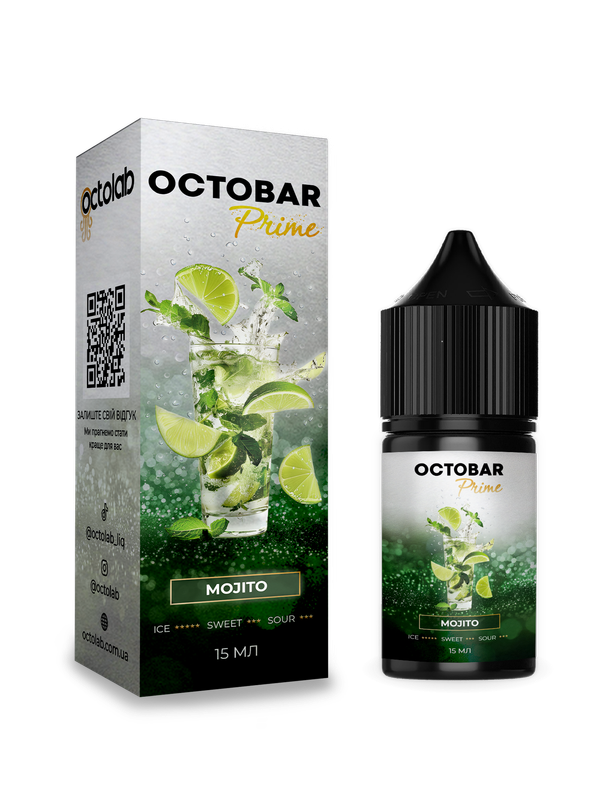 OCTOBAR PRIME 30 мл Mojito — рідина для вейпа OCTOBAR