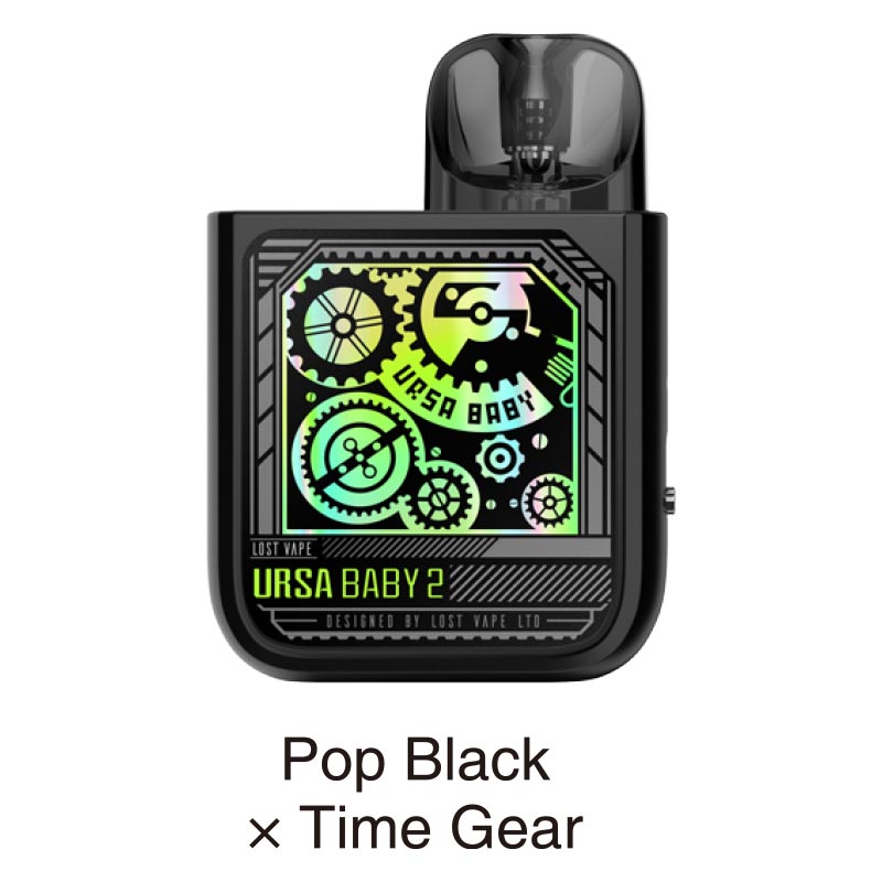 LOST VAPE Ursa Baby 2 Pop Black x Time Gear — POD-система LOST VAPE