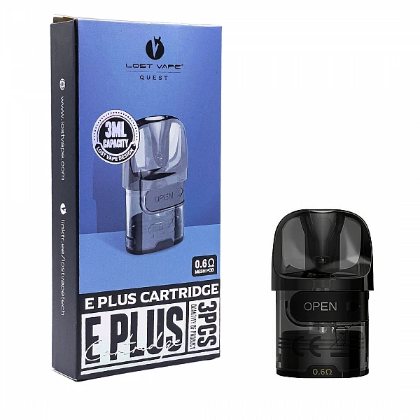 Картридж Lost Vape E-Plus 0.6 Ом 3 мл — комплектуючі для вейпа LOST VAPE