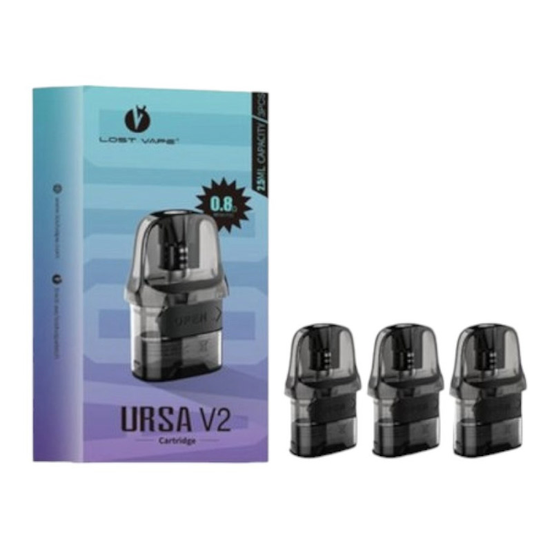 Картридж Lost Vape Ursa 0.8 Ом 2.5 мл — комплектуючі для вейпа LOST VAPE