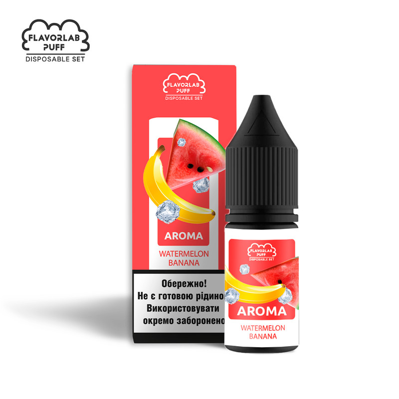 Watermelon banana / Кавун банан — рідина для вейпа FLAVORLAB