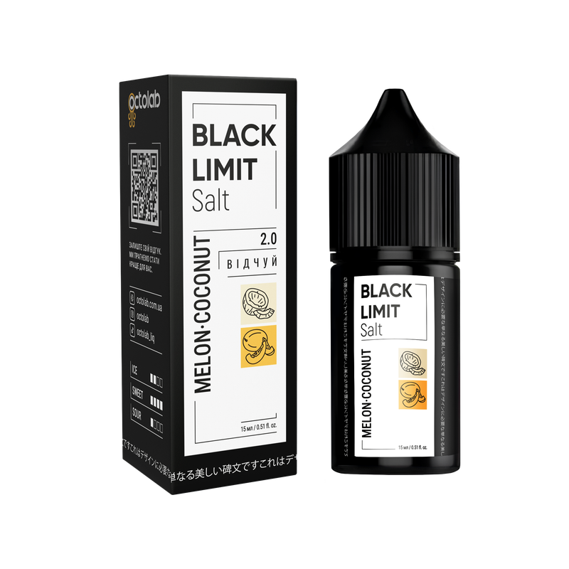 OCTOBAR BLACK LIMIT 30 мл Melon Coconut — рідина для вейпа OCTOBAR