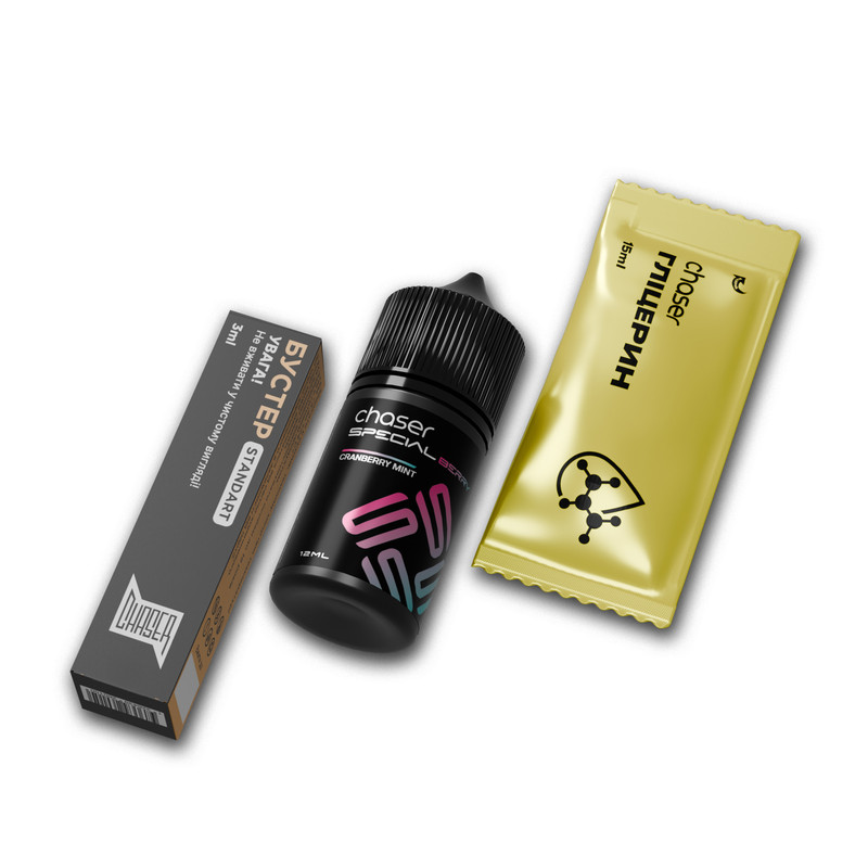 CHASER SPECIAL BERRY 30 мл CRANBERRY MINT — рідина для вейпа CHASER