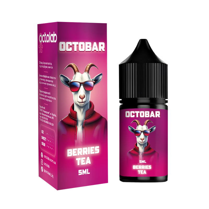 OCTOBAR NFT 10 мл Berries Tea — рідина для вейпа OCTOBAR