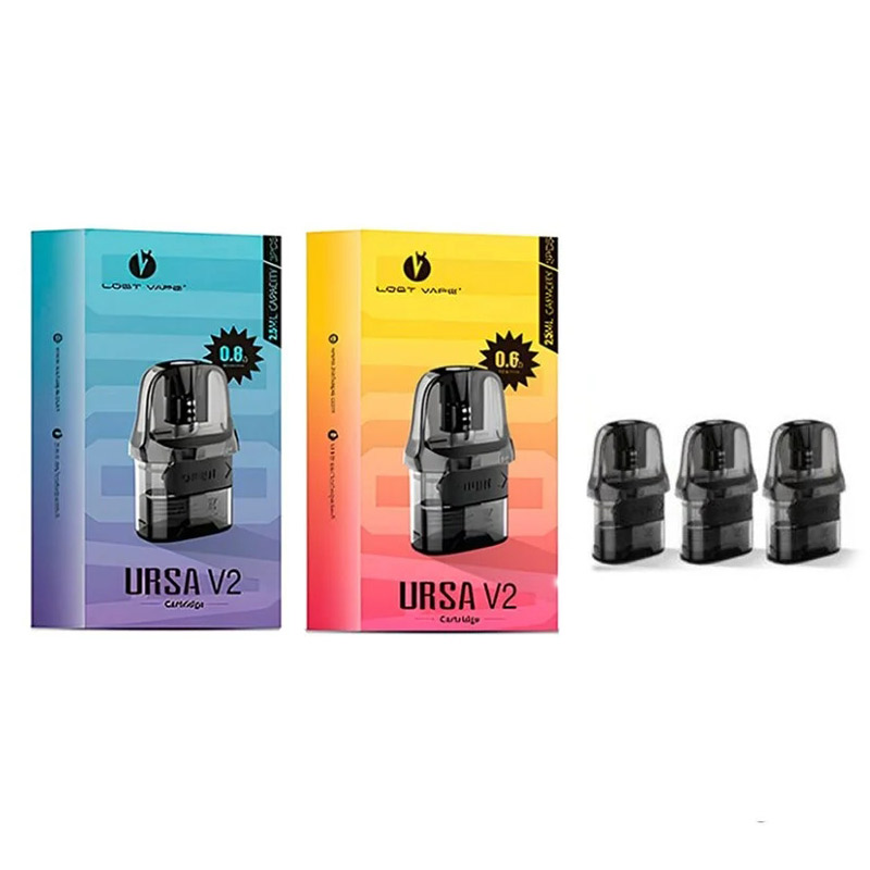 Картридж Lost Vape Ursa 0.6 Ом 2.5 мл — комплектуючі для вейпа LOST VAPE