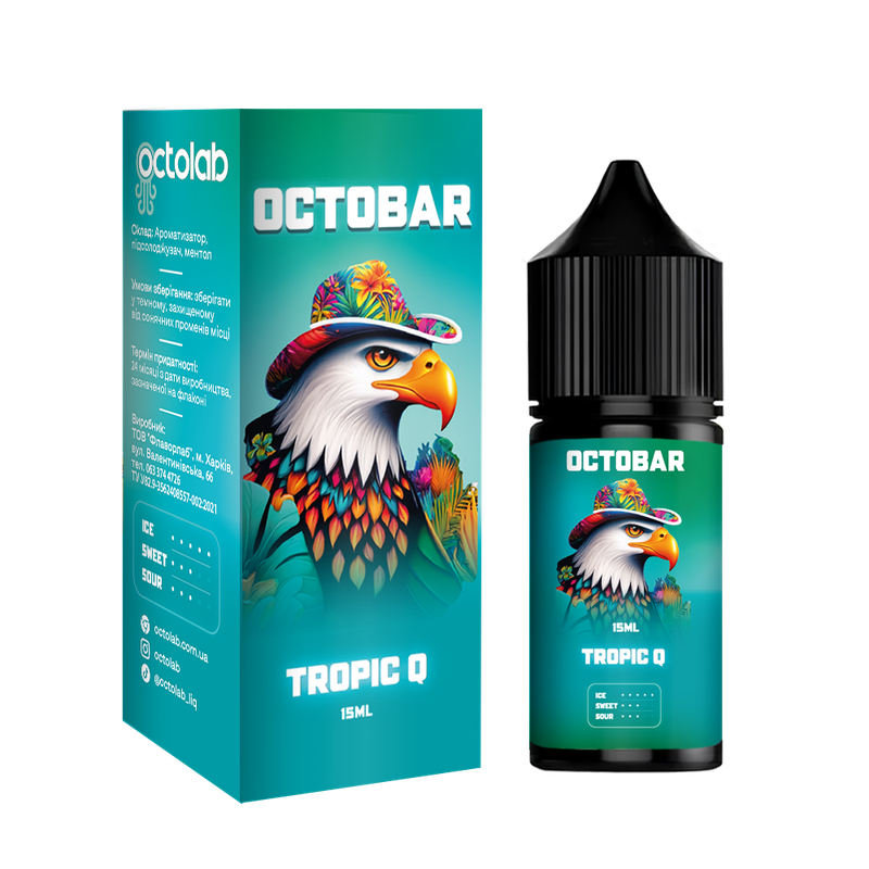 OCTOBAR NFT 30 мл Tropic Q — рідина для вейпа OCTOBAR