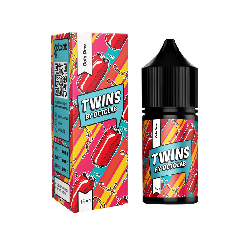 OCTOBAR TWINS 30 мл Cola Dew — рідина для вейпа OCTOBAR