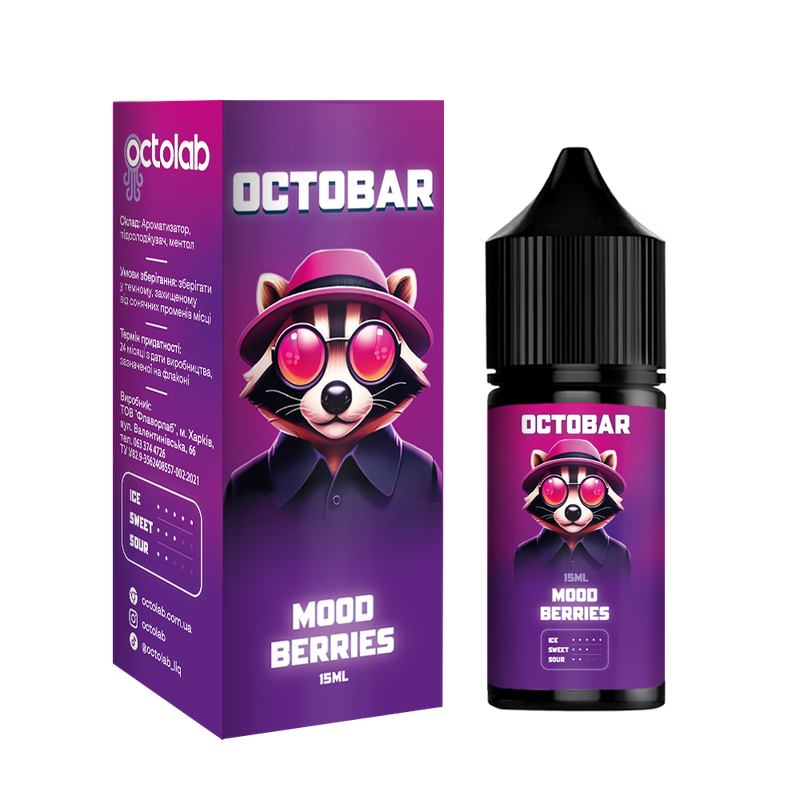 OCTOBAR NFT 30 мл Mood Berries — рідина для вейпа OCTOBAR