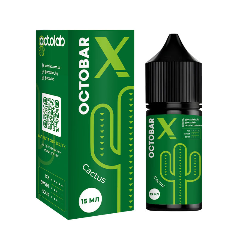 OCTOBAR X 30 мл Cactus — рідина для вейпа OCTOBAR