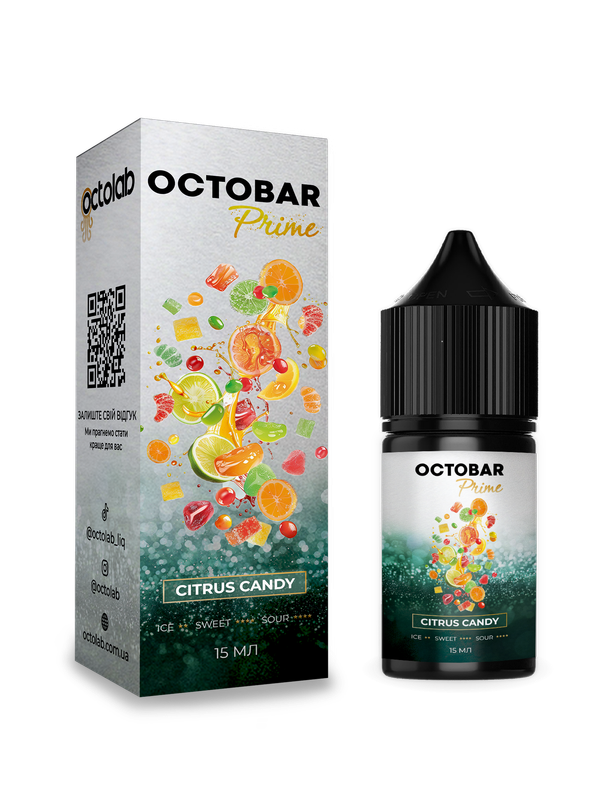 OCTOBAR PRIME 30 мл Citrus Candy — рідина для вейпа OCTOBAR