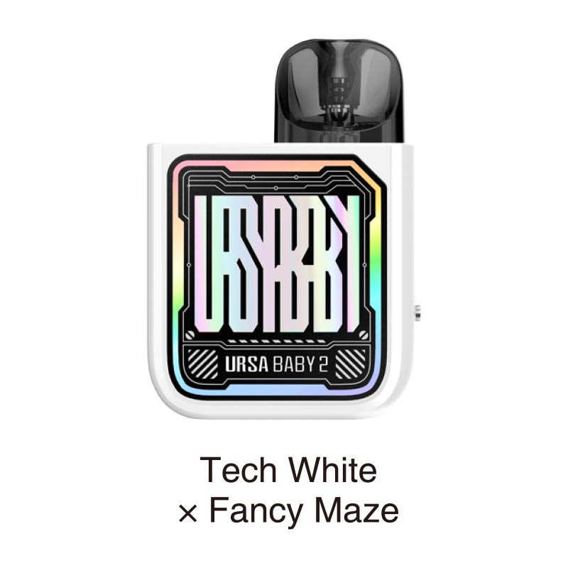 LOST VAPE Ursa Baby 2 Tech White x Fancy Maze — POD-система LOST VAPE