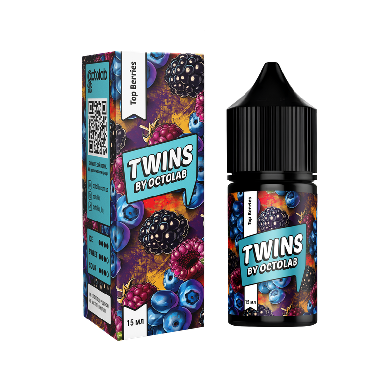 OCTOBAR TWINS 30 мл Top Berries — рідина для вейпа OCTOBAR