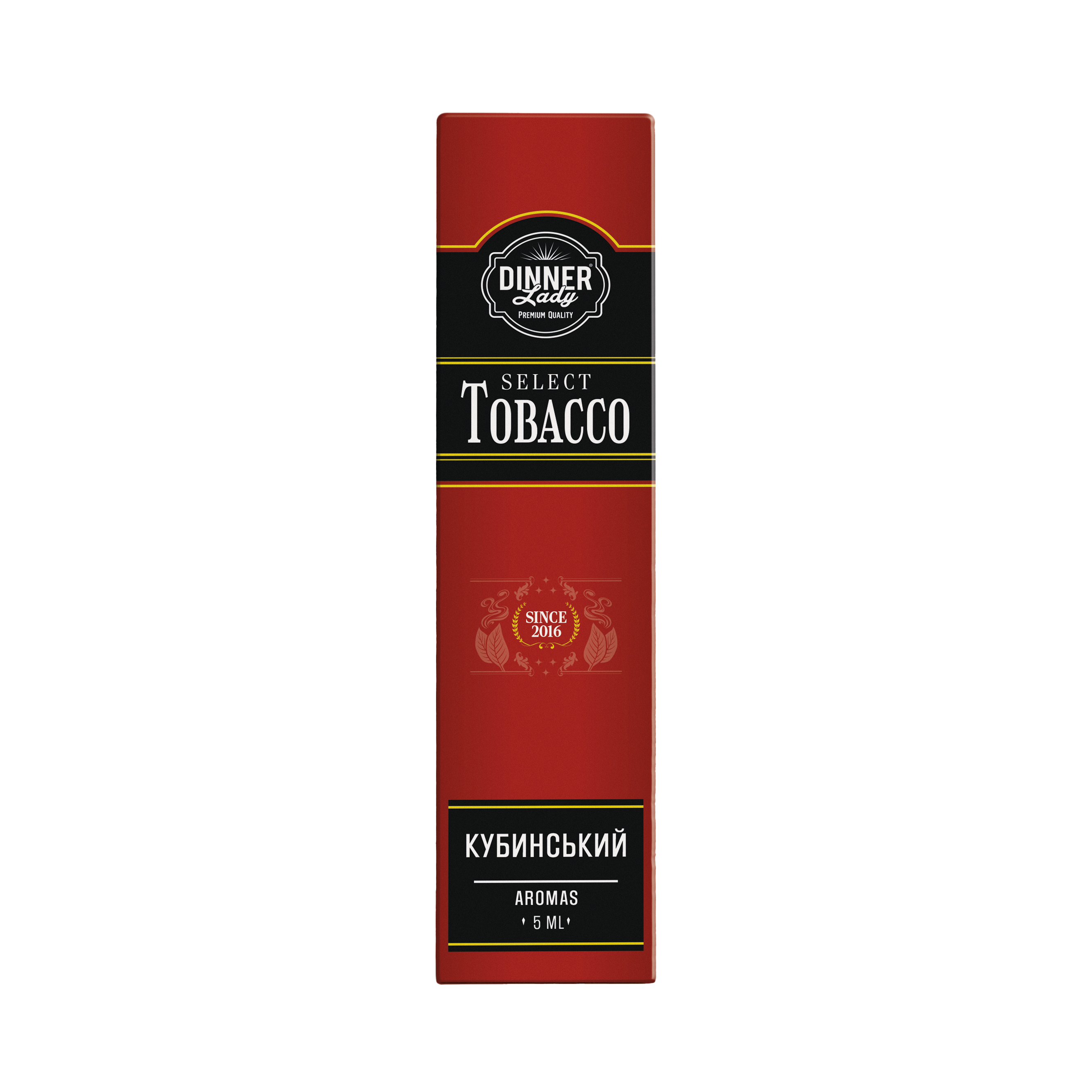 DINNER LADY Select Tobacco 15 мл Cuban Tobacco / Кубинський тютюн — рідина для вейпа DINNER LADY