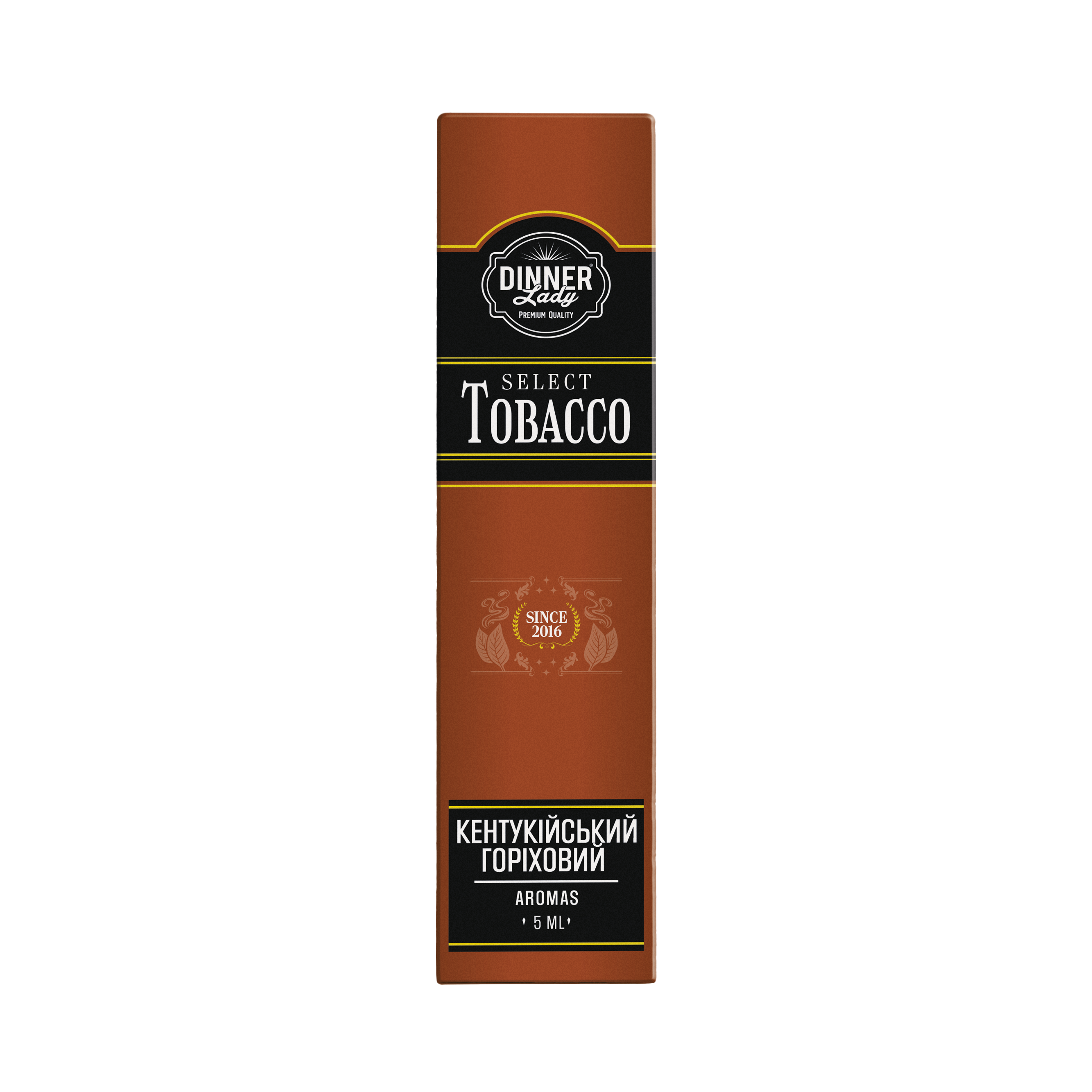 DINNER LADY Select Tobacco 15 мл Kentucky Nut Tobacco / Кентуккі горіх тютюн — рідина для вейпа DINNER LADY