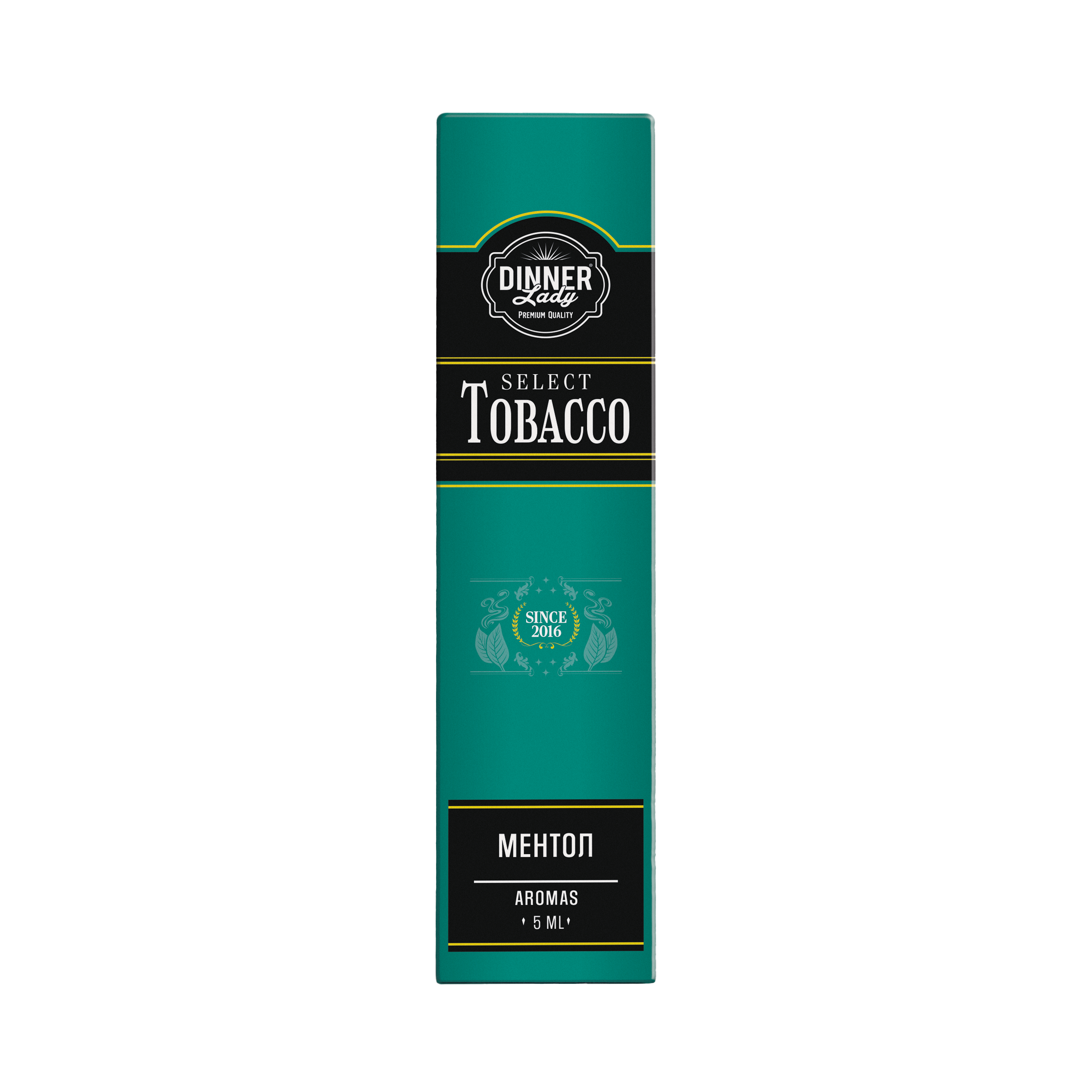DINNER LADY Select Tobacco 15 мл Menthol Tobacco / Ментол тютюн — рідина для вейпа DINNER LADY