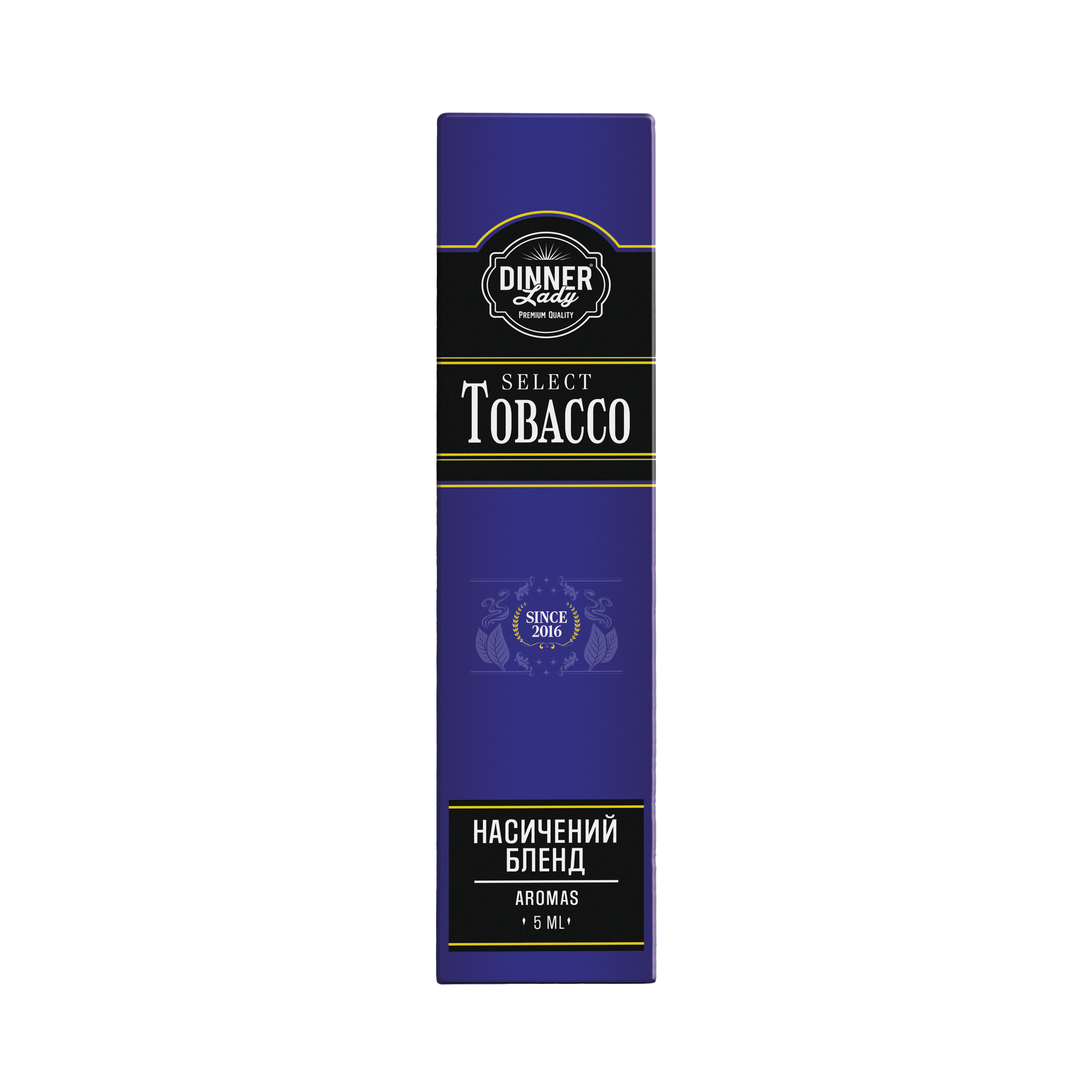 DINNER LADY Select Tobacco 15 мл Rich Tobacco / Насичений тютюн — рідина для вейпа DINNER LADY