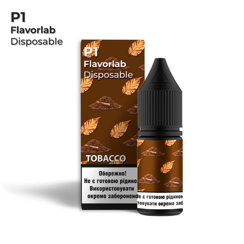 FLAVORLAB Р1 10 мл Tobacco — рідина для вейпа FLAVORLAB