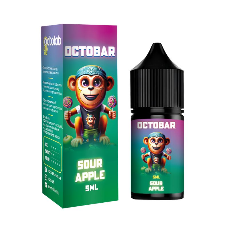 Sour Apple — рідина для вейпа OCTOBAR