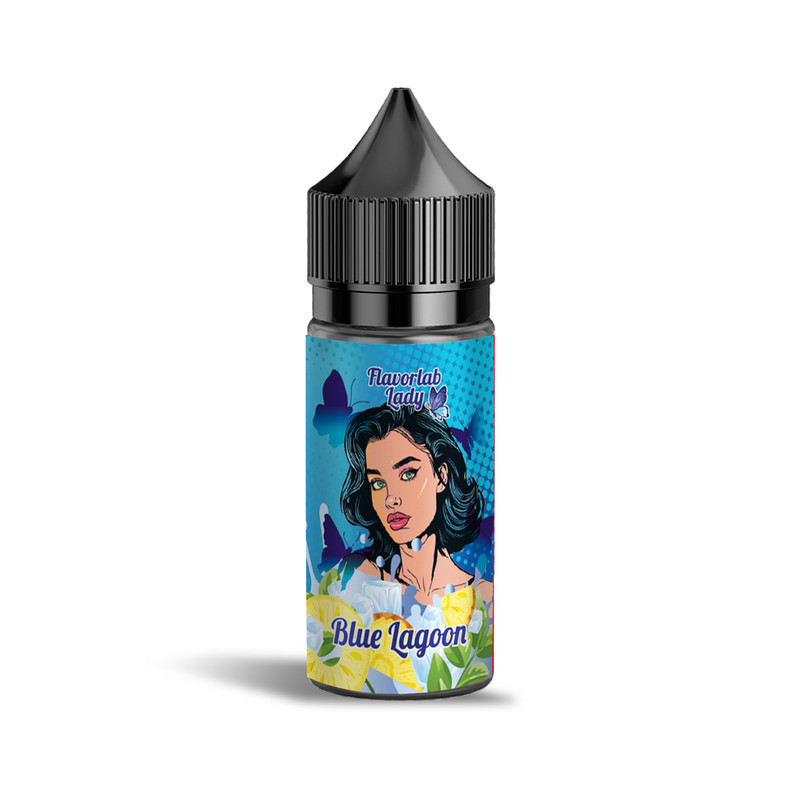 FLAVORLAB LADY 30 мл Blue Lagoon / Блакитна лагуна — рідина для вейпа FLAVORLAB