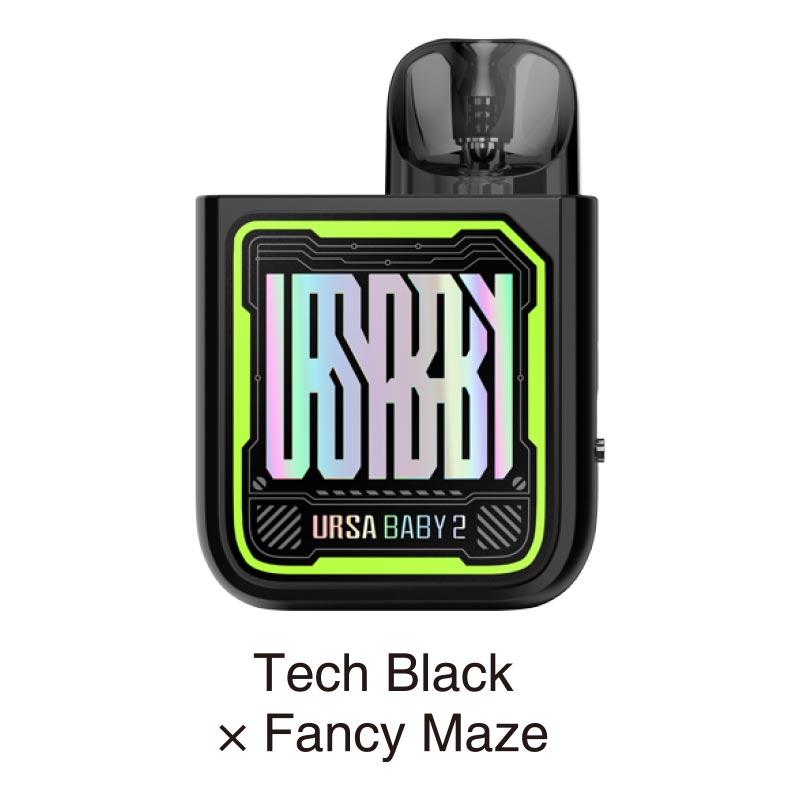 LOST VAPE Ursa Baby 2 Tech Black x Fancy Maze — POD-система LOST VAPE