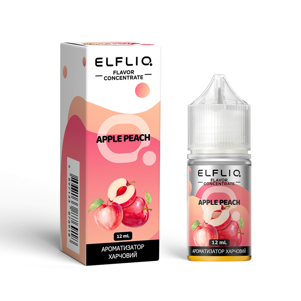 ELFLIQ Flavor — Apple Peach / Яблуко Персик — рідина для вейпа ELFLIQ