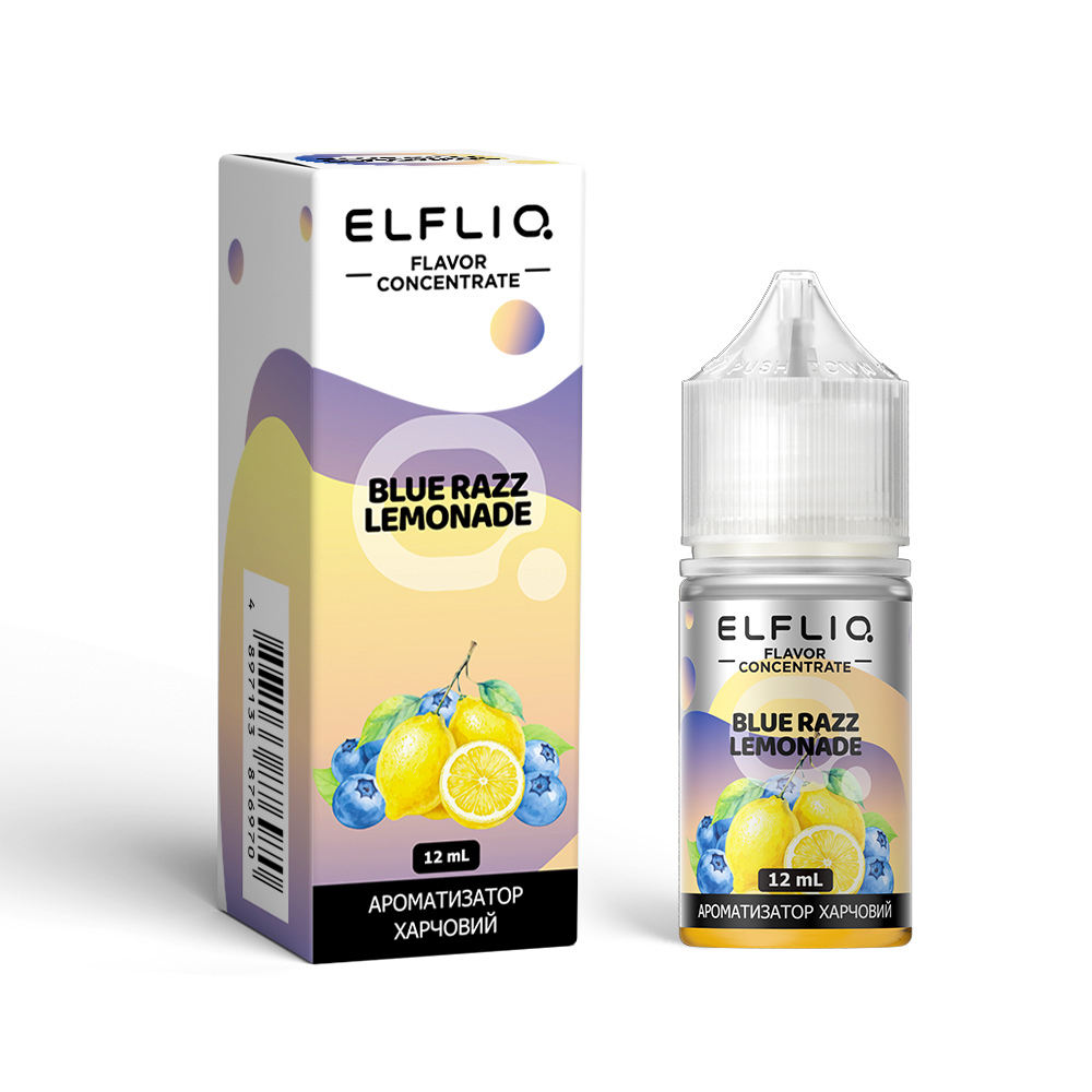 ELFLIQ Flavor Concentrate 30 мл Blue Razz Lemonade / Блакитна малина лимонад — рідина для вейпа ELFLIQ