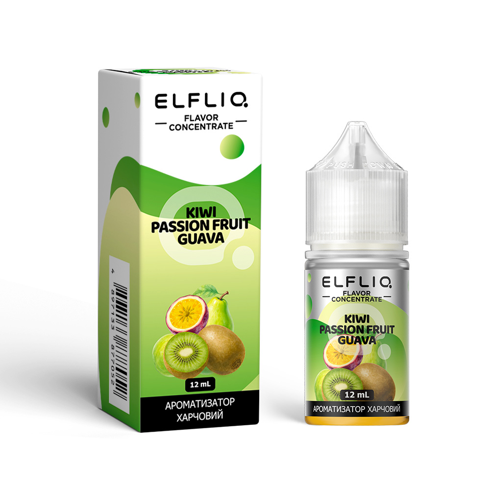 Kiwi Passion Fruit Guava / Ківі маракуя маракуя гуава — рідина для вейпа ELFLIQ