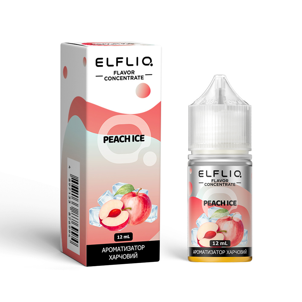 ELFLIQ Flavor Concentrate 30 мл Peach Ice / Персик лід — рідина для вейпа ELFLIQ