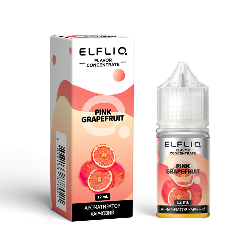 ELFLIQ Flavor Concentrate 30 мл Pink Grapefruit / Рожевий grapefruit — рідина для вейпа ELFLIQ