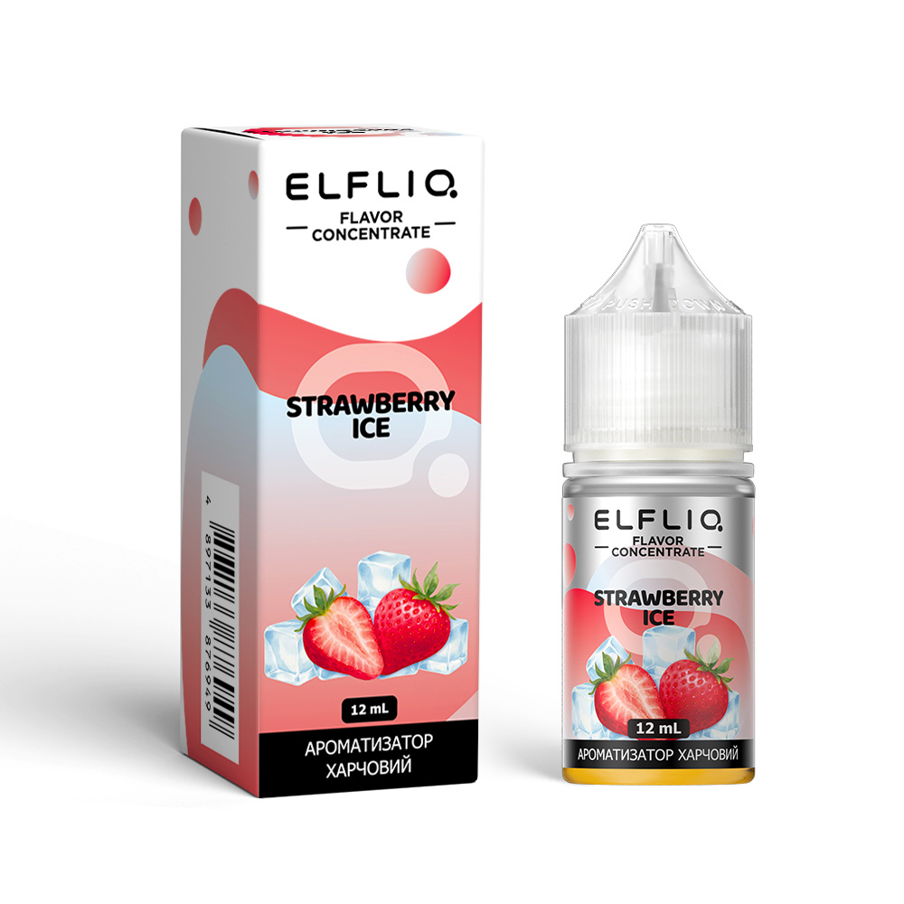 ELFLIQ Flavor Concentrate 30 мл Strawberry Ice / Полуниця лід — рідина для вейпа ELFLIQ