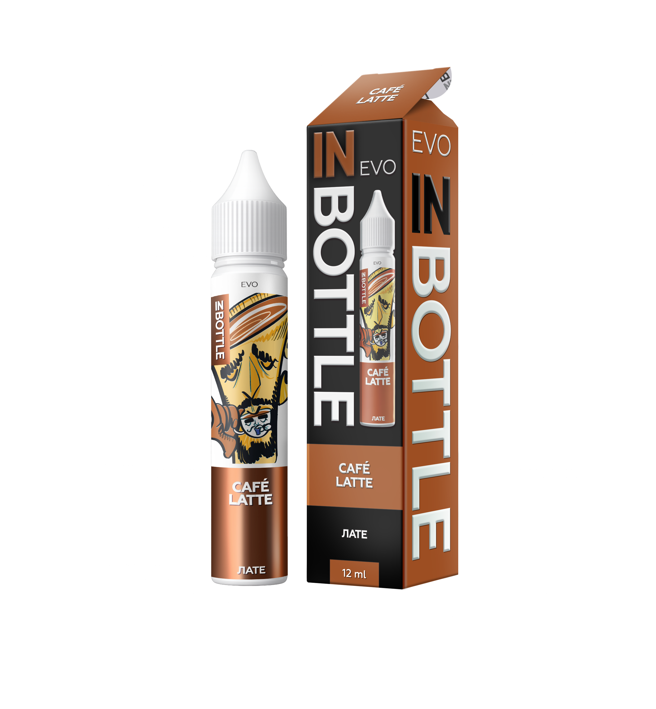 IN BOTTLE EVO 30 мл Cafe Latte / Лате — рідина для вейпа IN BOTTLE