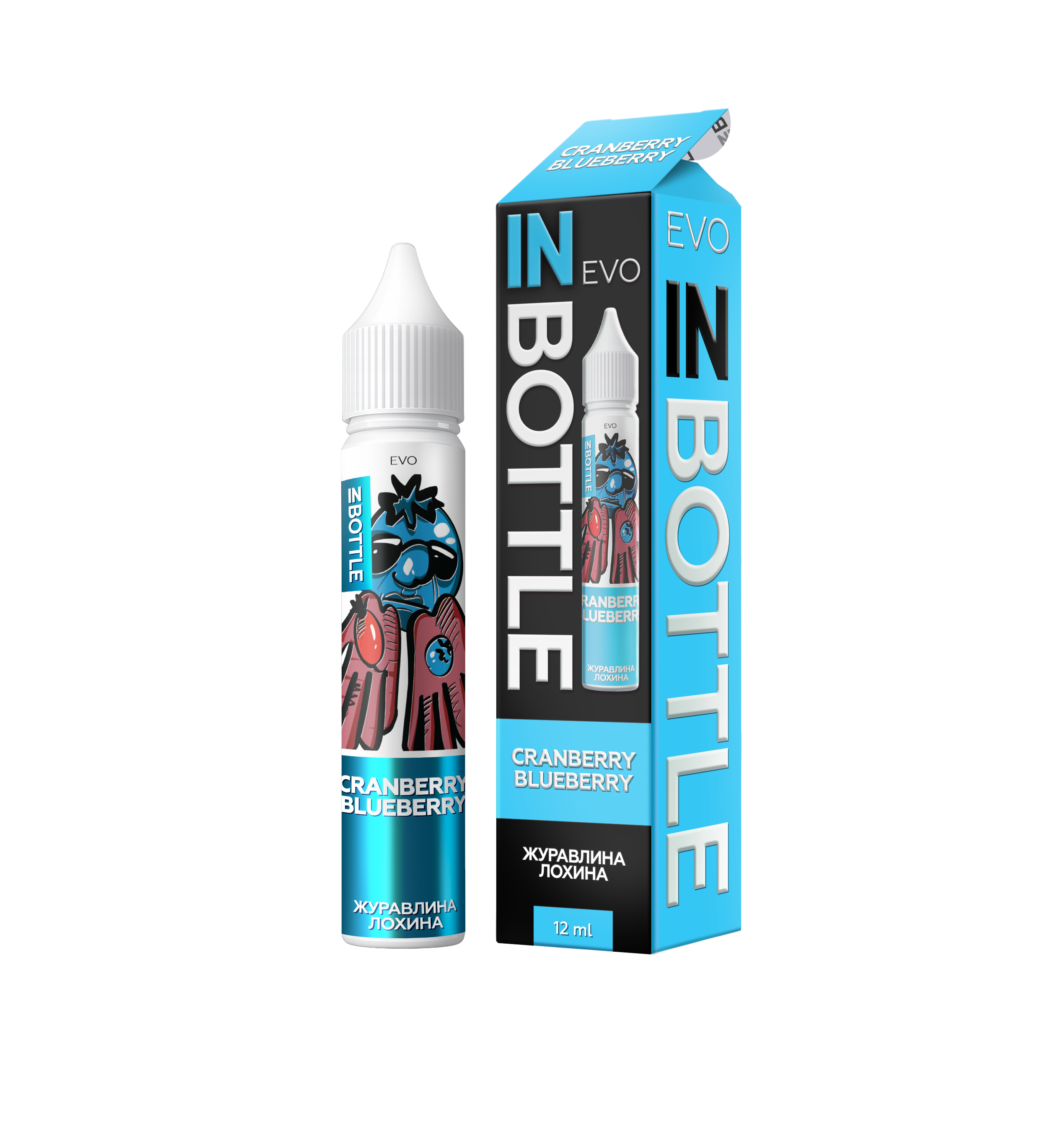 IN BOTTLE EVO 30 мл Cranberry Blueberry / Журавлина лохина — рідина для вейпа IN BOTTLE