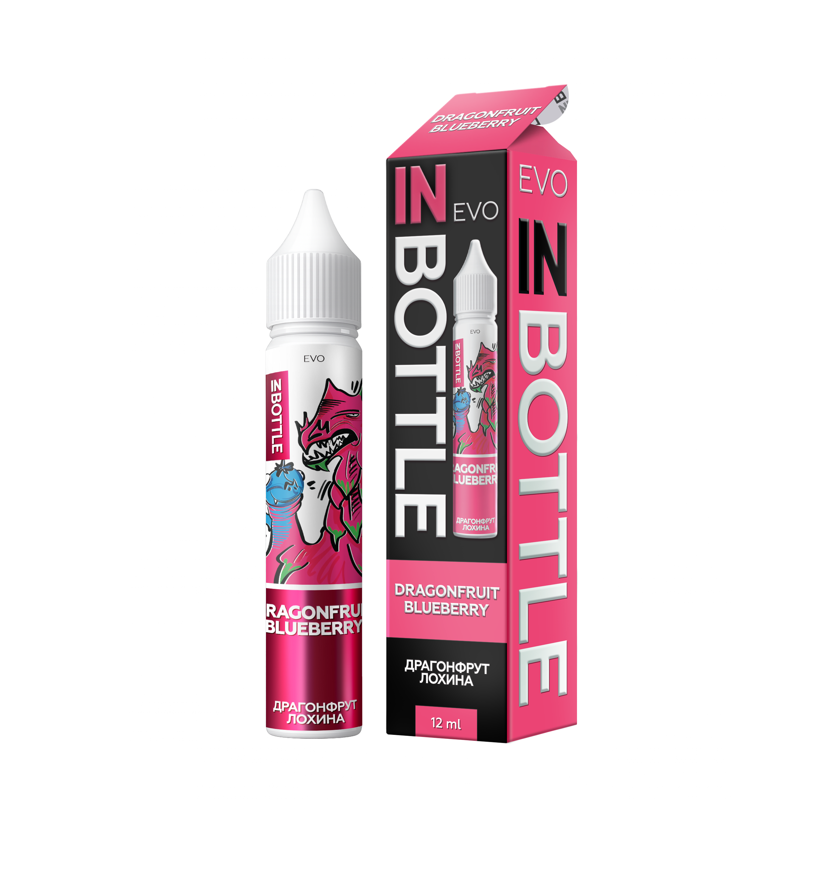 IN BOTTLE EVO 30 мл Dragonfruit Blueberry / Драгонфрут лохина — рідина для вейпа IN BOTTLE