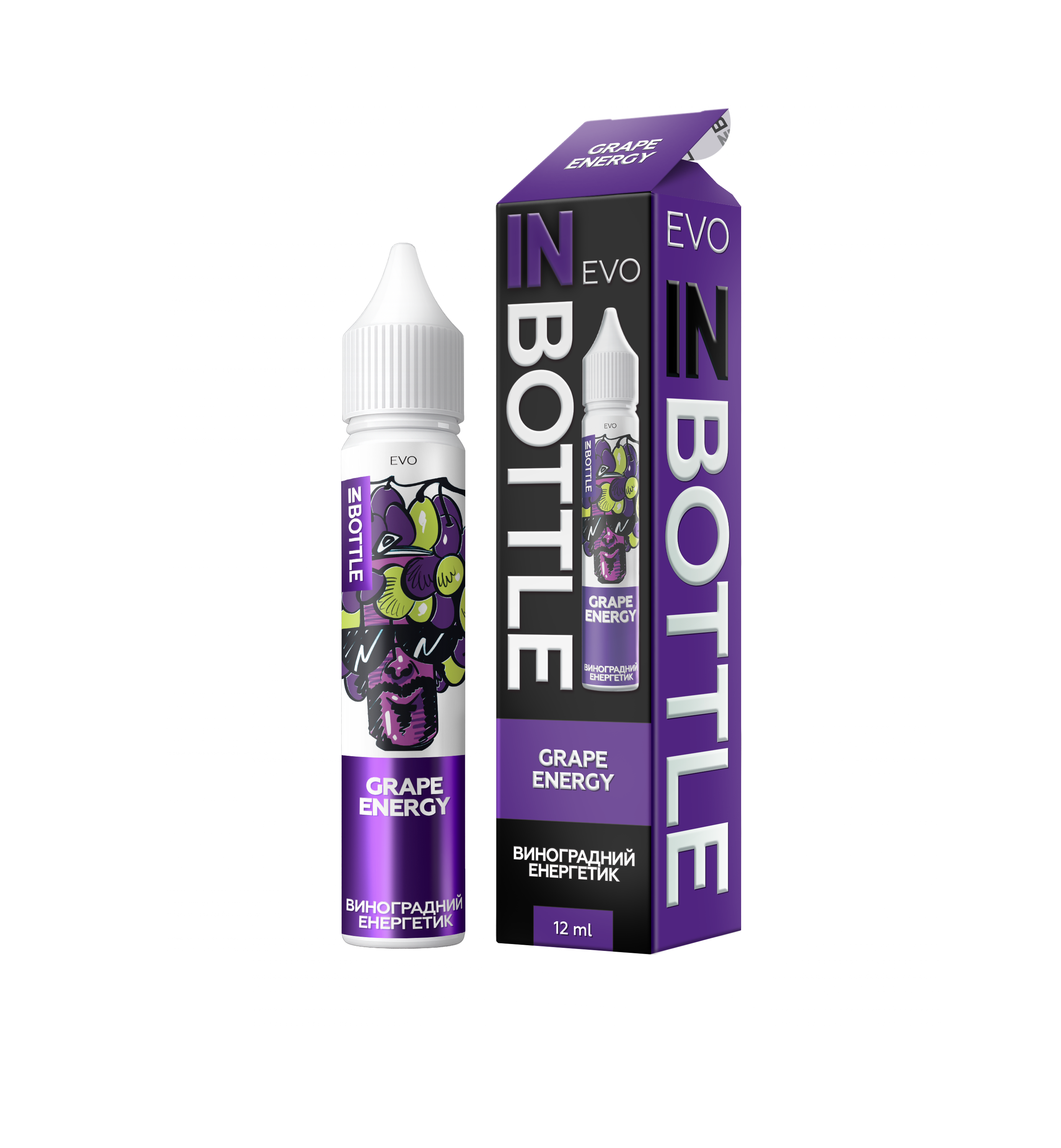 IN BOTTLE EVO 30 мл Grape Energy / Виноградний енергетик — рідина для вейпа IN BOTTLE