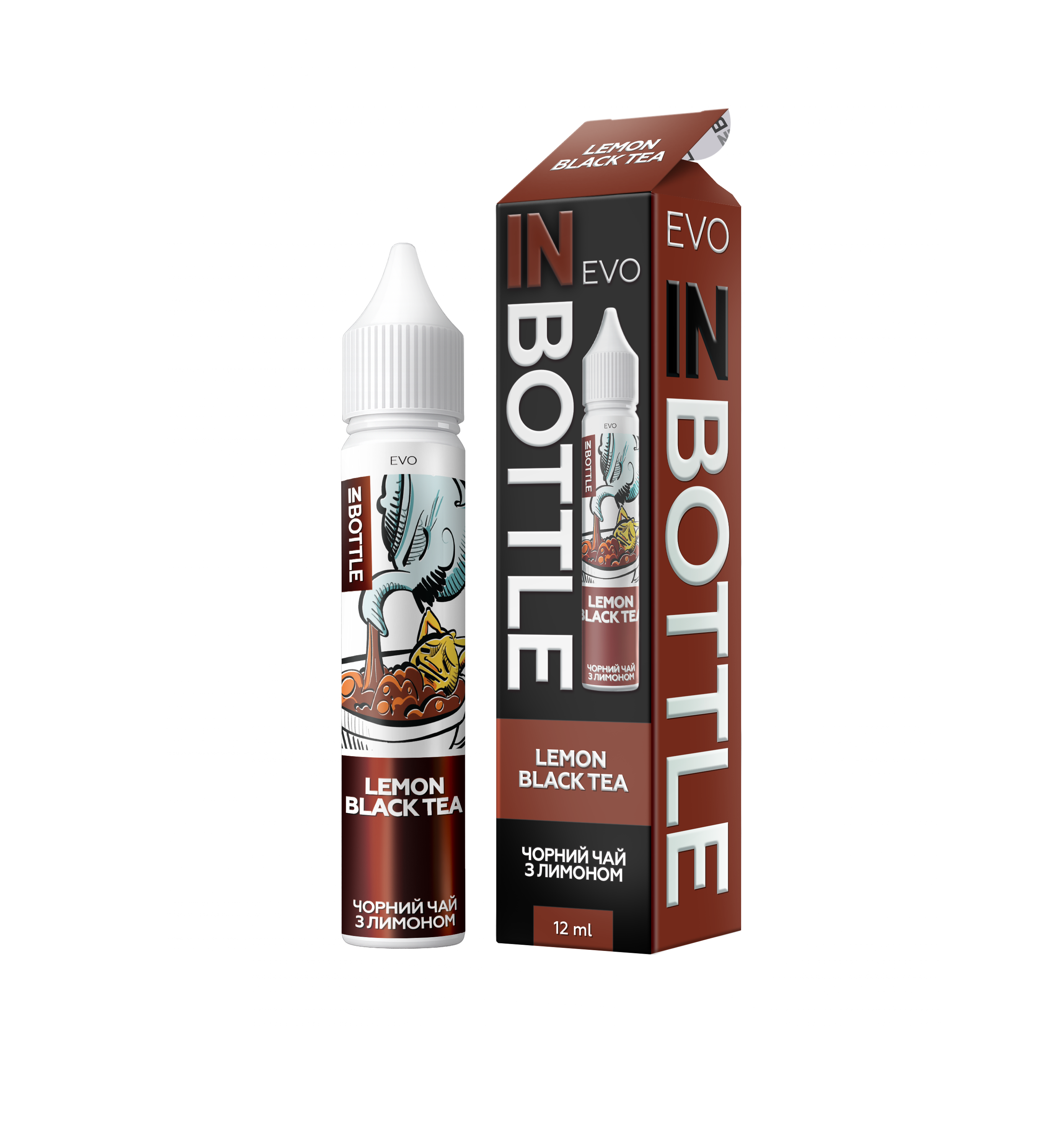 IN BOTTLE EVO 30 мл Lemon Black Tea / Чорний чай з лимоном — рідина для вейпа IN BOTTLE