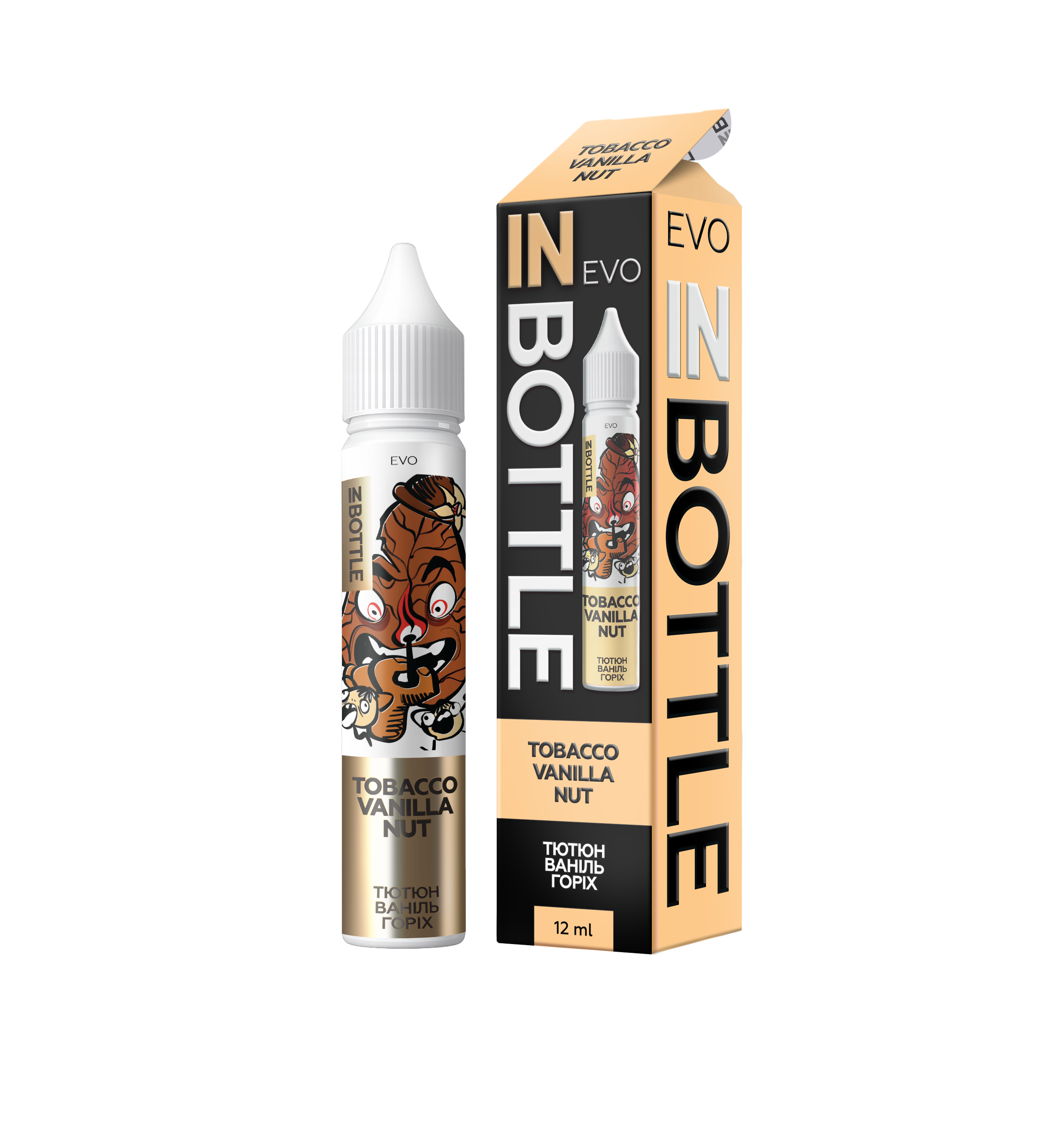 IN BOTTLE EVO 30 мл Tobacco Vanilla Nut / Тютюн ваніль горіх — рідина для вейпа IN BOTTLE