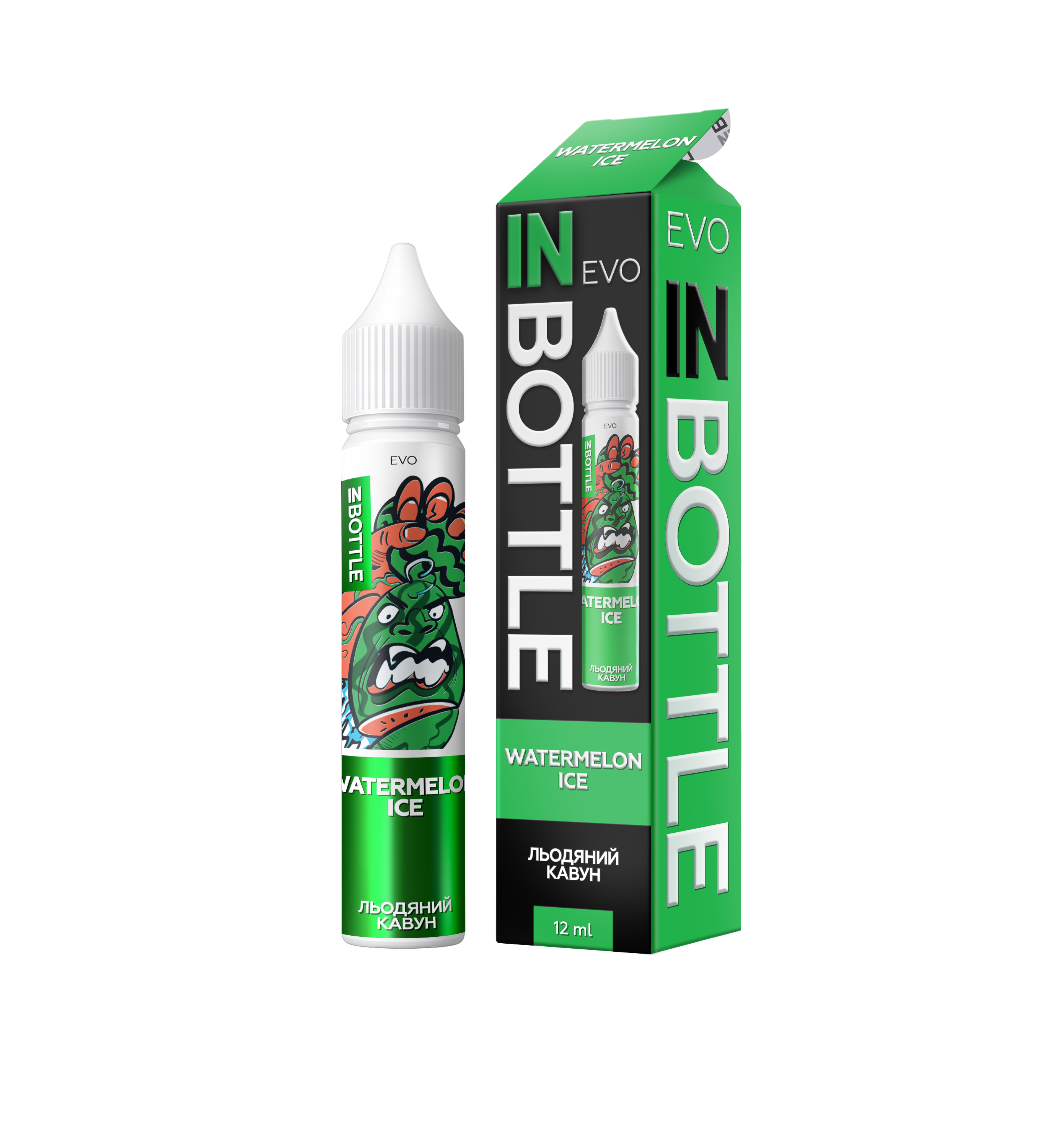 IN BOTTLE EVO 30 мл Watermelon Ice / Льодяний кавун — рідина для вейпа IN BOTTLE